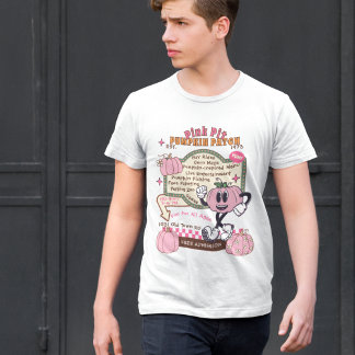 Pumpkin Patch Pumpkin Picking - Pink Pumpkin  T-Shirt