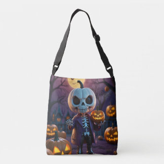 Pumpkin Patch Skeleton Companion Tote