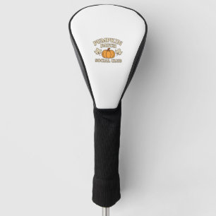 Pumpkin Patch Social Club – Cosy Autumn Aesthetic  Golf Head Cover