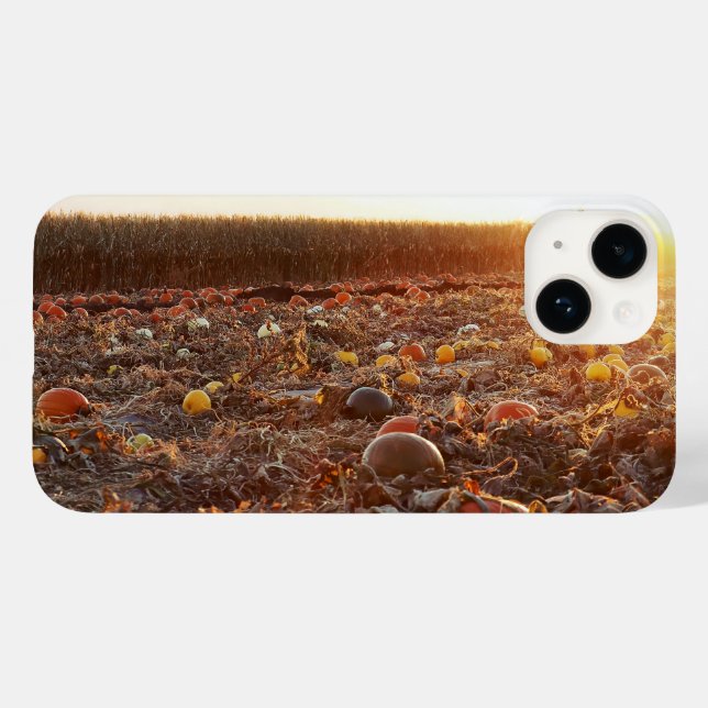 Pumpkin Patch Sunset C Case-Mate iPhone Case (Back (Horizontal))