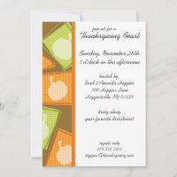 Pumpkin Patch Thanksgiving Party Invitations