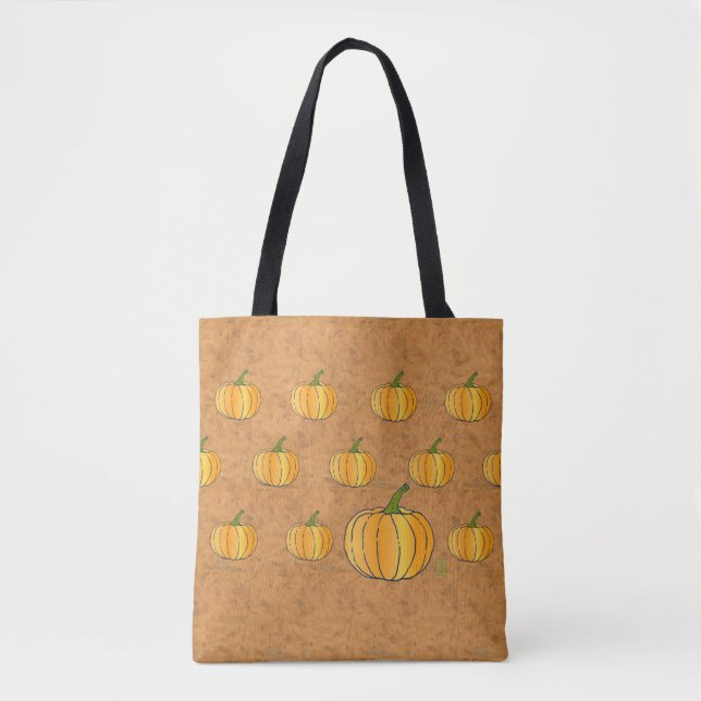 Pumpkin Patch Tote Bag (Front)