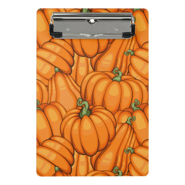 Pumpkin Patch Vibes Only Fall Autumn Thanksgiving Mini Clipboard (Front)