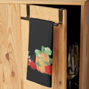 Pumpkin Patch Witch Tea Towel