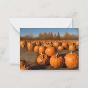 PUMPKIN PATCH WITH FOREST CARD
