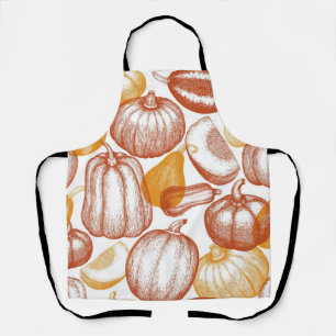 Pumpkin pattern apron