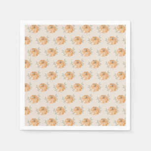 Pumpkin Pattern Autumn Fall Napkin