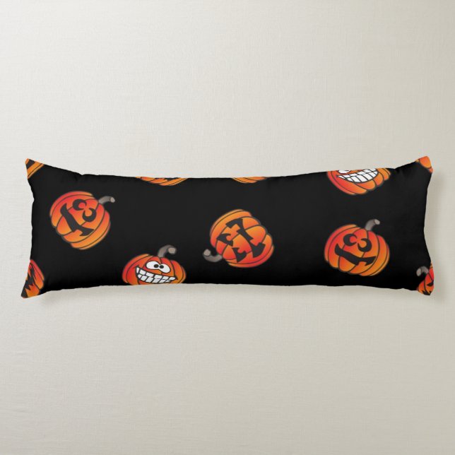 Pumpkin pattern body cushion (Front)