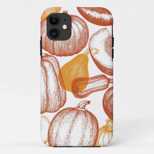 Pumpkin pattern Case-Mate iPhone case (Back)