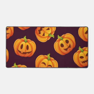 Pumpkin pattern desk mat