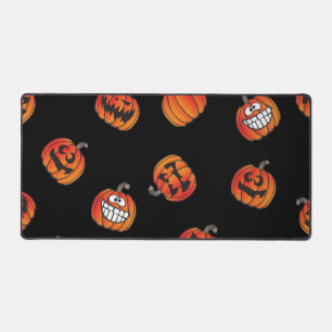Pumpkin pattern desk mat