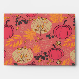Pumpkin pattern envelope