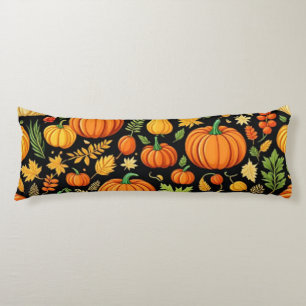 Pumpkin Pattern Harvest Day Autumn Decor Body Cushion