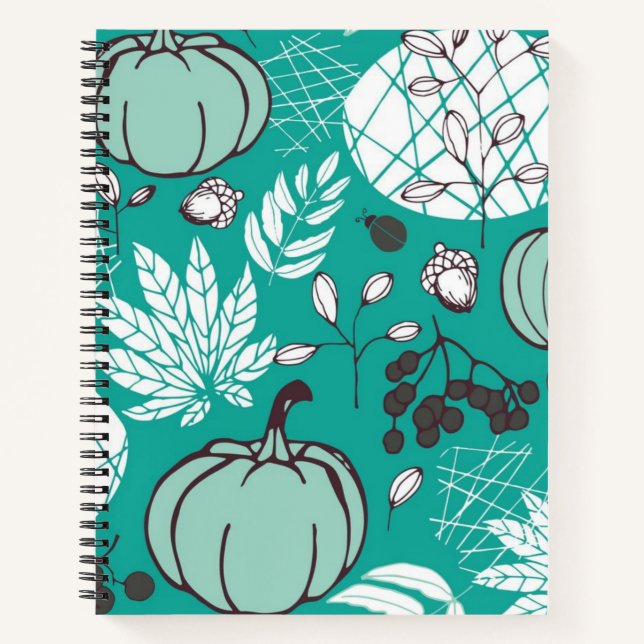 Pumpkin pattern notebook (Front)