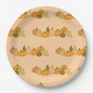 Pumpkin Pattern Paper Napkins – Halloween Party Paper Plate