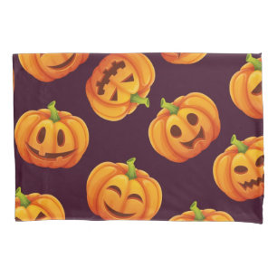 Pumpkin pattern pillowcase