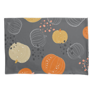Pumpkin pattern pillowcase