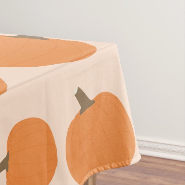 Pumpkin Pattern Tablecloth (In Situ)