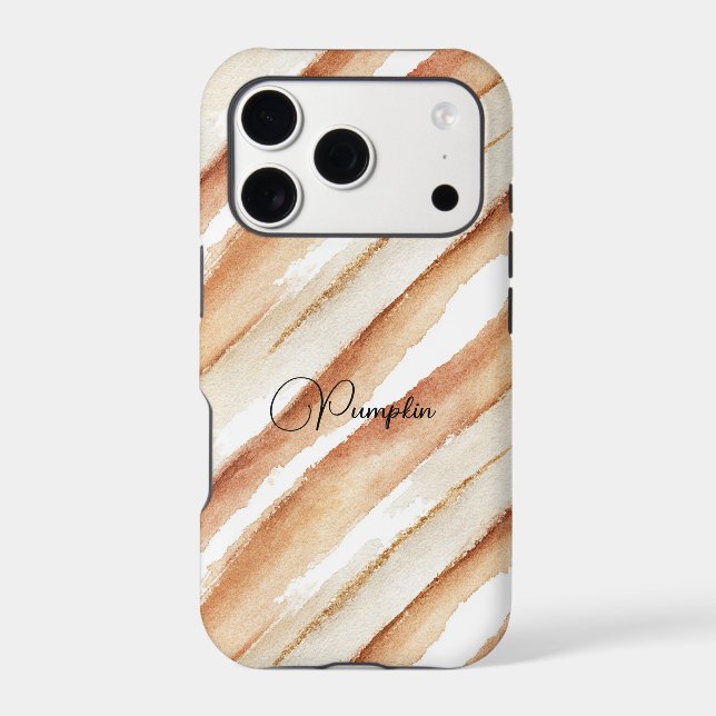 Pumpkin Peach Cream Latte Stripes   (Back)