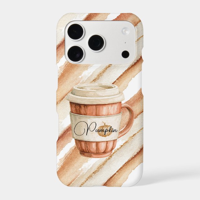 Pumpkin Peach Latte Stripes   (Back)