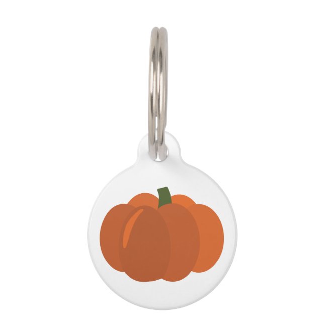 Pumpkin Pet Tag (Front)