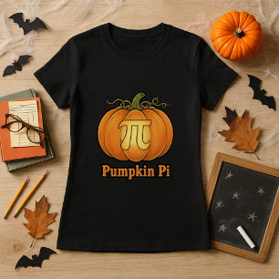 Pumpkin Pi Funny Halloween Math Lover Teacher Gift T-Shirt