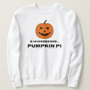 Pumpkin pi Funny Sweatshirt