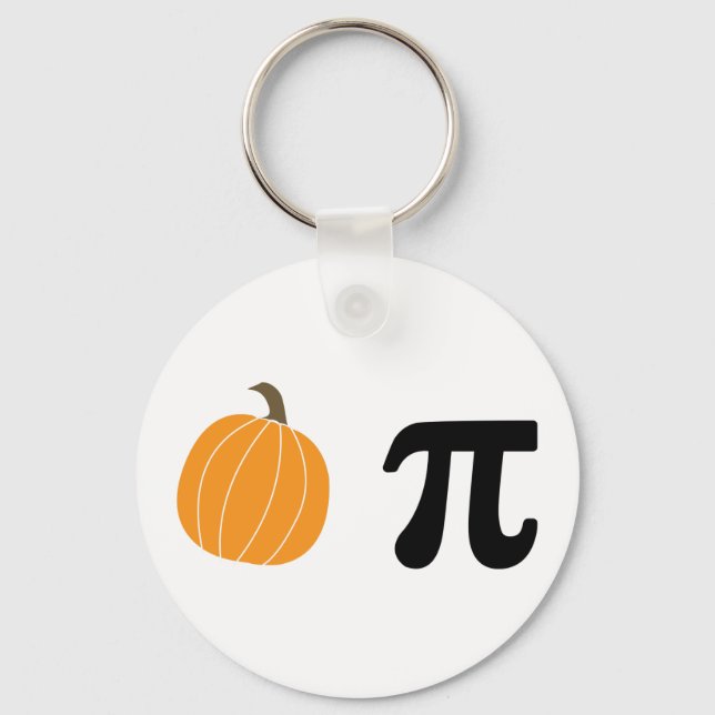 Pumpkin Pi Key Ring (Front)