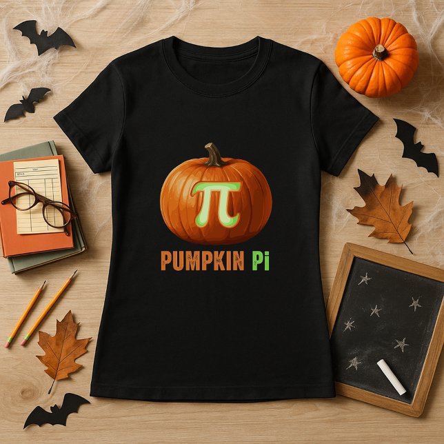 Pumpkin Pi Math Halloween Teacher  T-Shirt (Creator Uploaded)