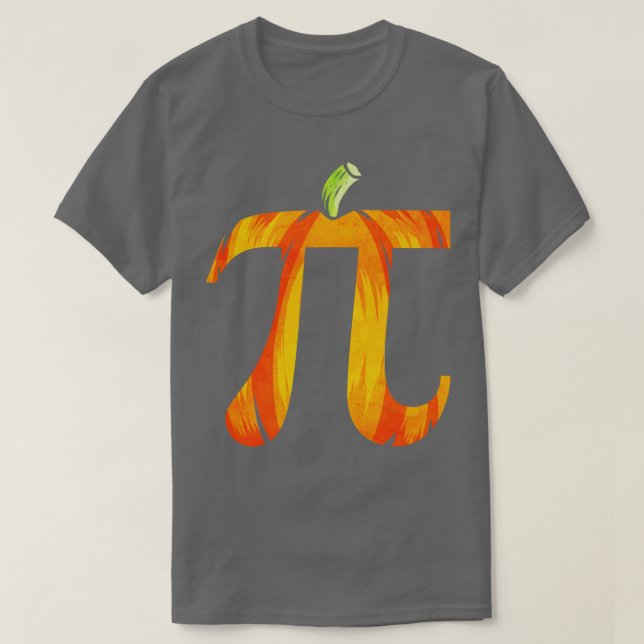 Pumpkin Pi Pie Halloween T-Shirt (Design Front)