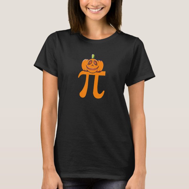 Pumpkin Pi Pie Math T-Shirt (Front)