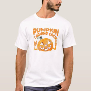 Pumpkin Picking Crew   Hippie Halloween Jack O'lan T-Shirt