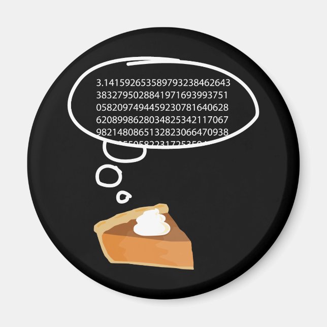 Pumpkin Pie and Math Magnet (Front)