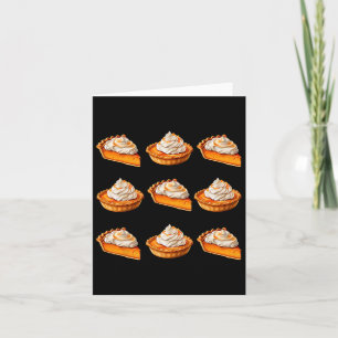 Pumpkin Pie Buffet Thanksgiving Ugly Costume Card