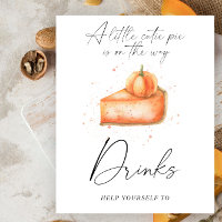 Pumpkin pie - Drinks  Poster