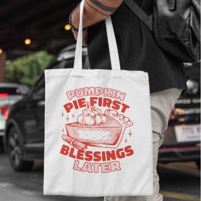 Pumpkin Pie Holiday Tote Bag (Creator Uploaded)