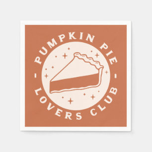 Pumpkin Pie Lovers Club Napkin