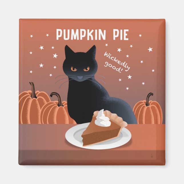 Pumpkin Pie Magnet (Front)