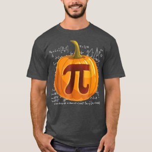 Pumpkin Pie Math Pi Day Thanksgiving Funny Hallowe T-Shirt