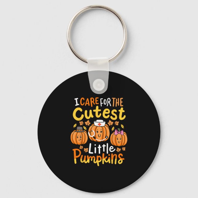 Pumpkin Pie Math Shirt Funny Halloween Thanksgivin Key Ring (Front)