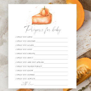 Pumpkin pie - Party game prayers for baby game
