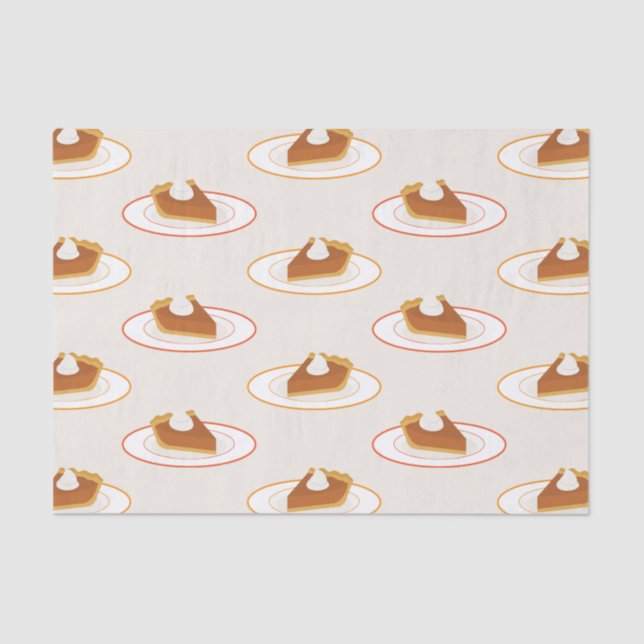 Pumpkin Pie Party Tissue Paper (Front)