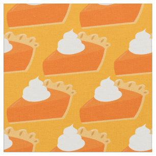 Pumpkin Pie Pattern Fabric