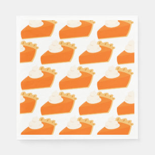 Pumpkin Pie Pattern Napkin