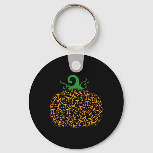 Pumpkin Pie Pi Day 3.14 Symbol Geek Stem Math Teac Key Ring