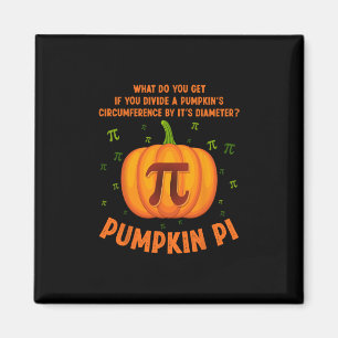 Pumpkin Pie Pi Math Teacher Shirt Funny Halloween Magnet