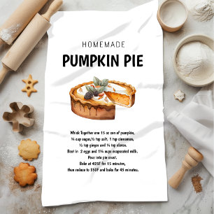 Pumpkin Pie Recipe – Cosy Fall Gift Tea Towel