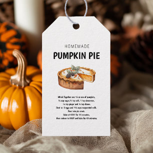 Pumpkin Pie Recipe Gift Tags – Festive and Cosy 