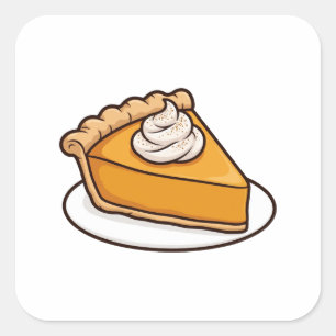 Pumpkin Pie Slice Fall Sticker