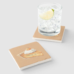 Pumpkin Pie Stone Coaster